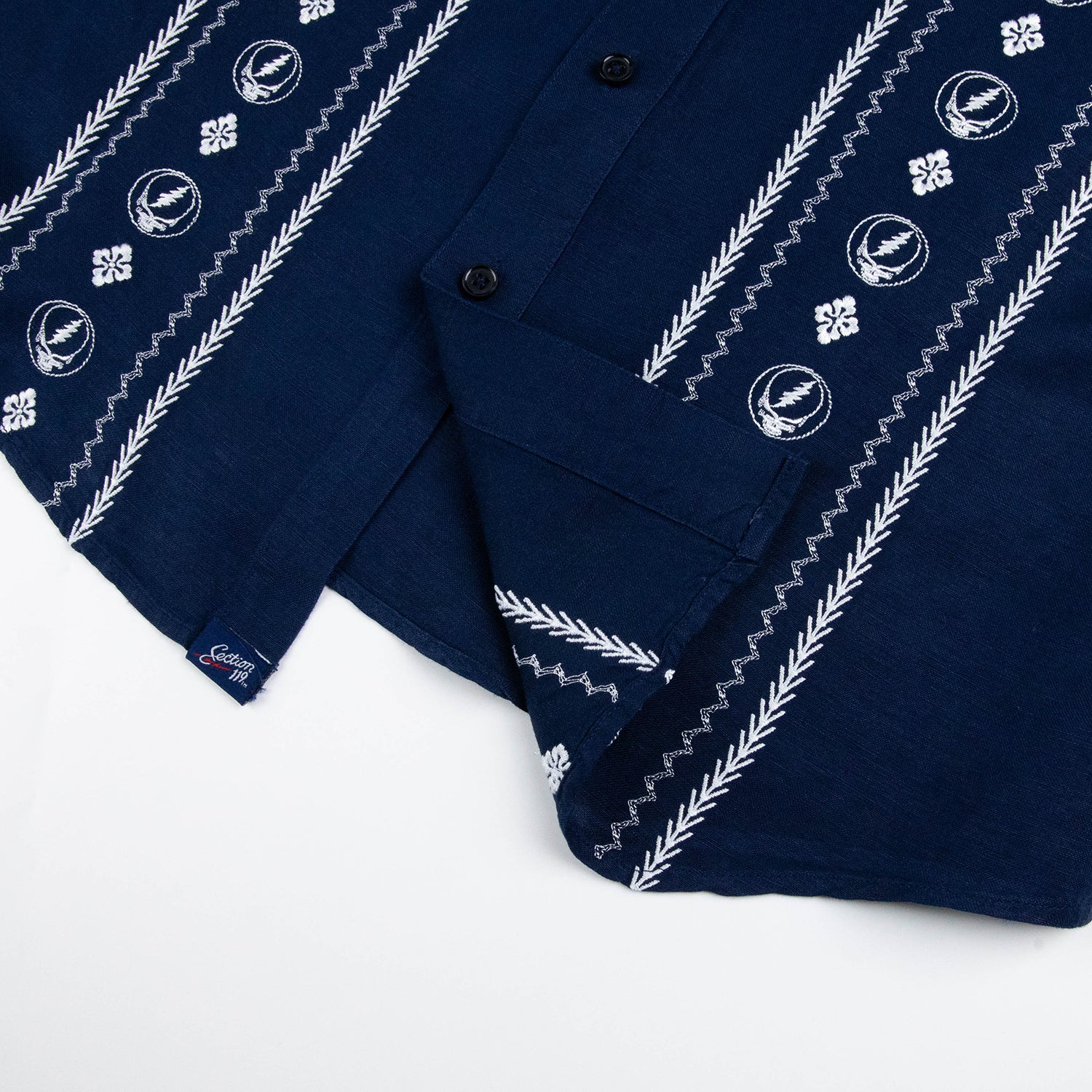 【HAVE A GRATEFUL DAY】EMBROIDERY JACKET/S Grateful Dead Embroidered Rose Denim Jacket | Ultimate Jackets