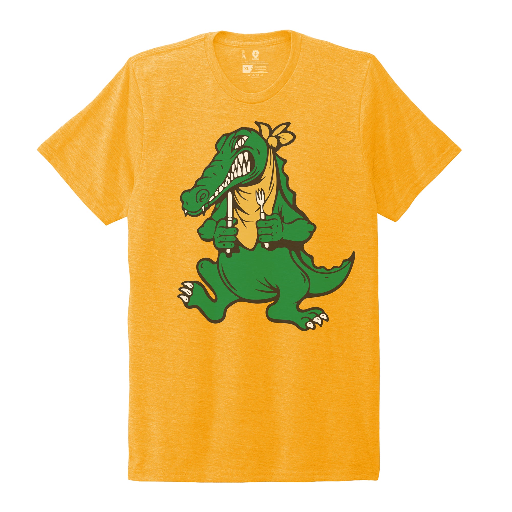 Jerry Garcia Eco T-Shirt Yellow Orange Alligator– Section 119