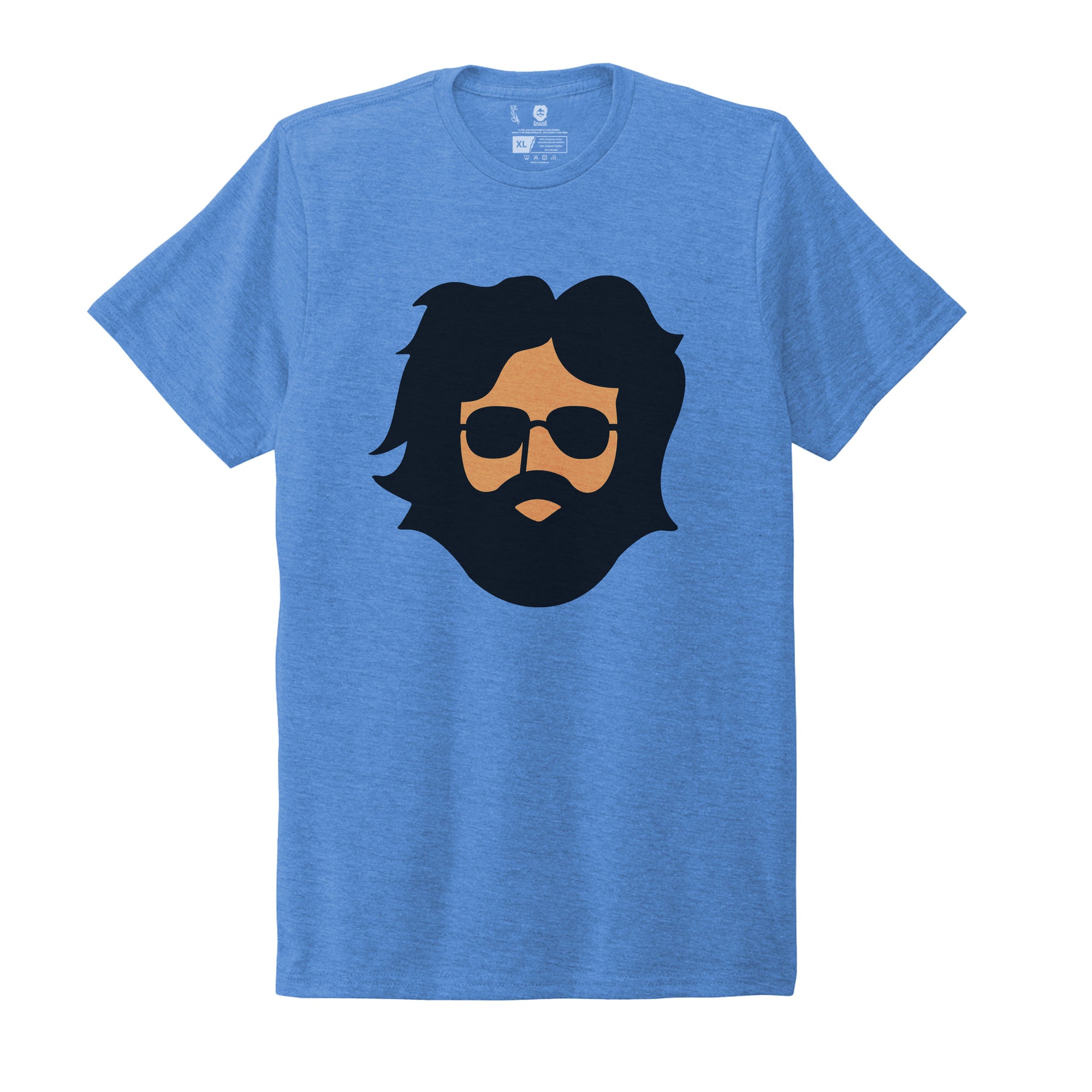 Jerry Garcia Eco T-Shirt Blue Jerry Face– Section 119