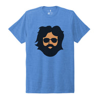Jerry Garcia Eco T-Shirt Blue Jerry Face - Section 119