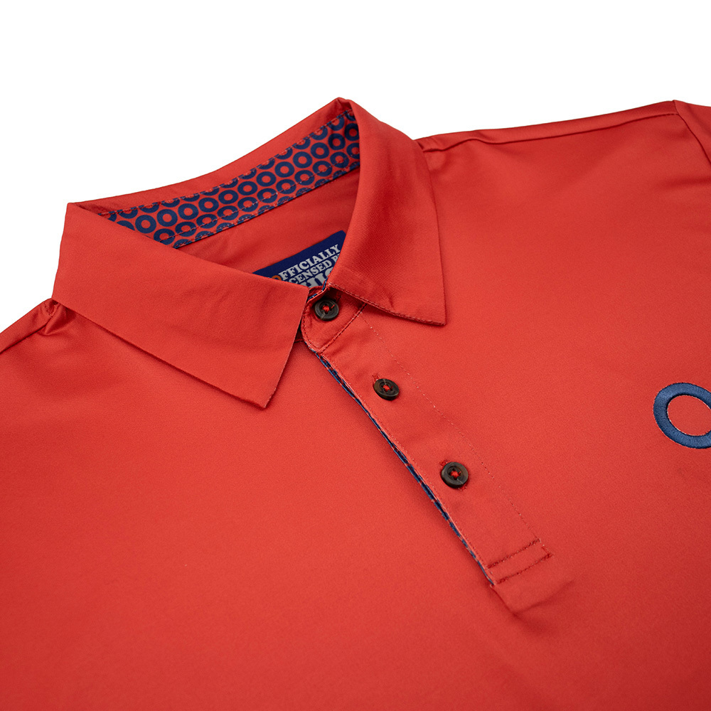 Phish Dry Fit Polo Navy Donut Red - Section 119