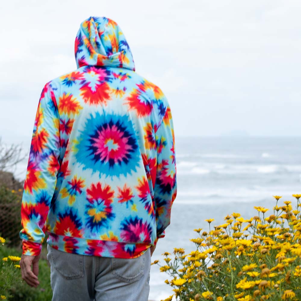 Grateful online Dead Tie-Dye Bus Blanket ~ 50