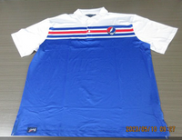 Grateful Dead Dry Fit Polo Stealie in Red White and Blue Stripes