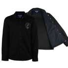 Grateful Dead Quilted Outdoor Stealie Black Button Down Jacket - Section 119