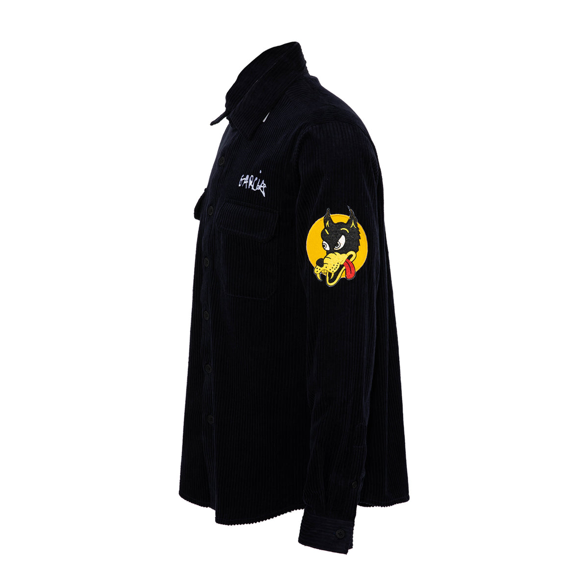 Jerry Garcia LSBD Corduroy Navy Garcia Logo and Wolf - Section 119