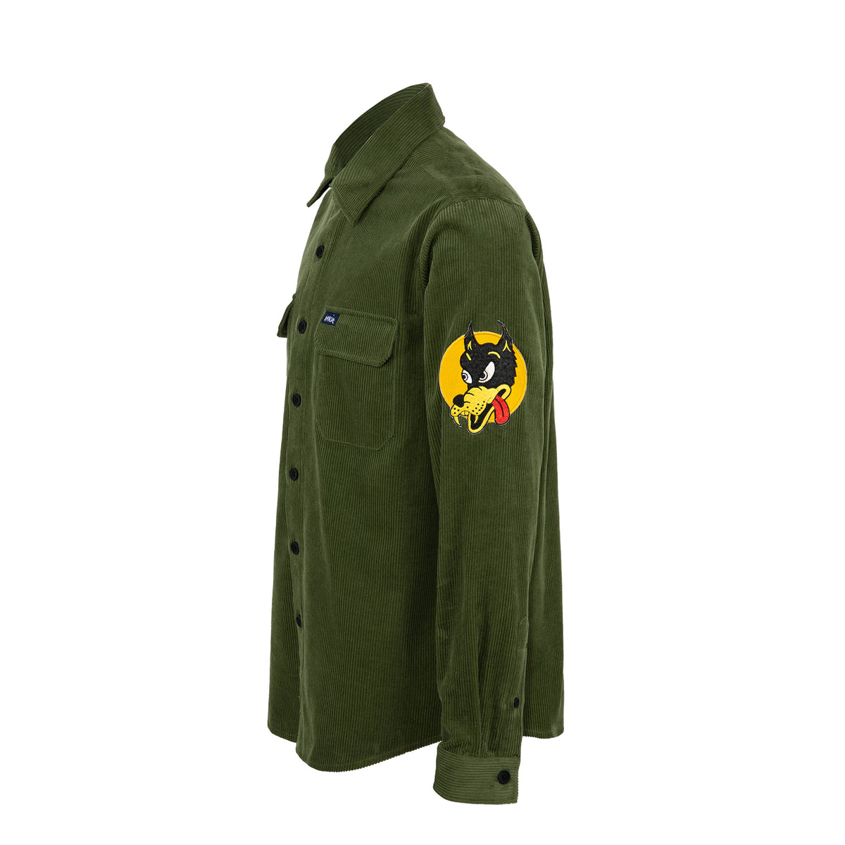 Jerry Garcia LSBD Corduroy Moss Green Garcia Logo and Wolf - Section 119