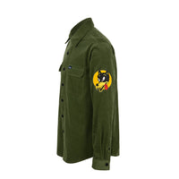 Jerry Garcia LSBD Corduroy Moss Green Garcia Logo and Wolf - Section 119