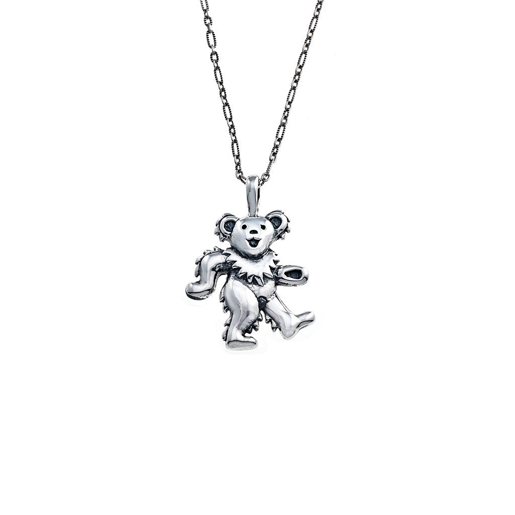 vintage シルバー925 Grateful Dead シルバーチャーム Grateful Dead | Sterling Silver Necklace | Dancing Bear – Section 119
