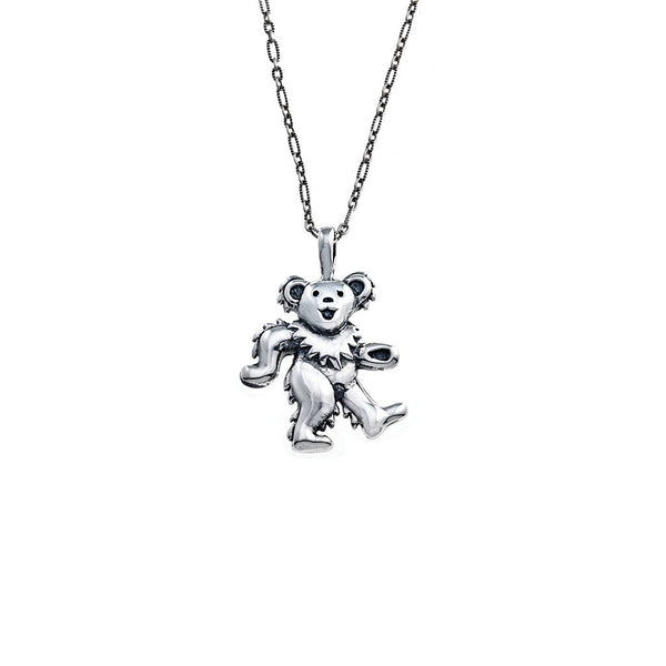 Grateful Dead | Sterling Silver Necklace | Dancing Bear – Section 119