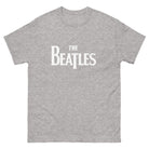 The Beatles Eco T-Shirt Band Logo in Grey - Section 119