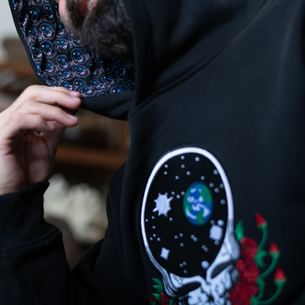 SHIPS 11/11: Grateful Dead Classic Hoodie Space Your Face In Black - Section 119