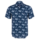Grateful Dead Surfing Skeleton Relaxed Short Sleeve Button Down - Section 119