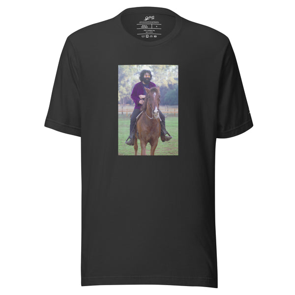 Jerry Garcia | T-Shirt | Jerry on Horse Grey – Section 119