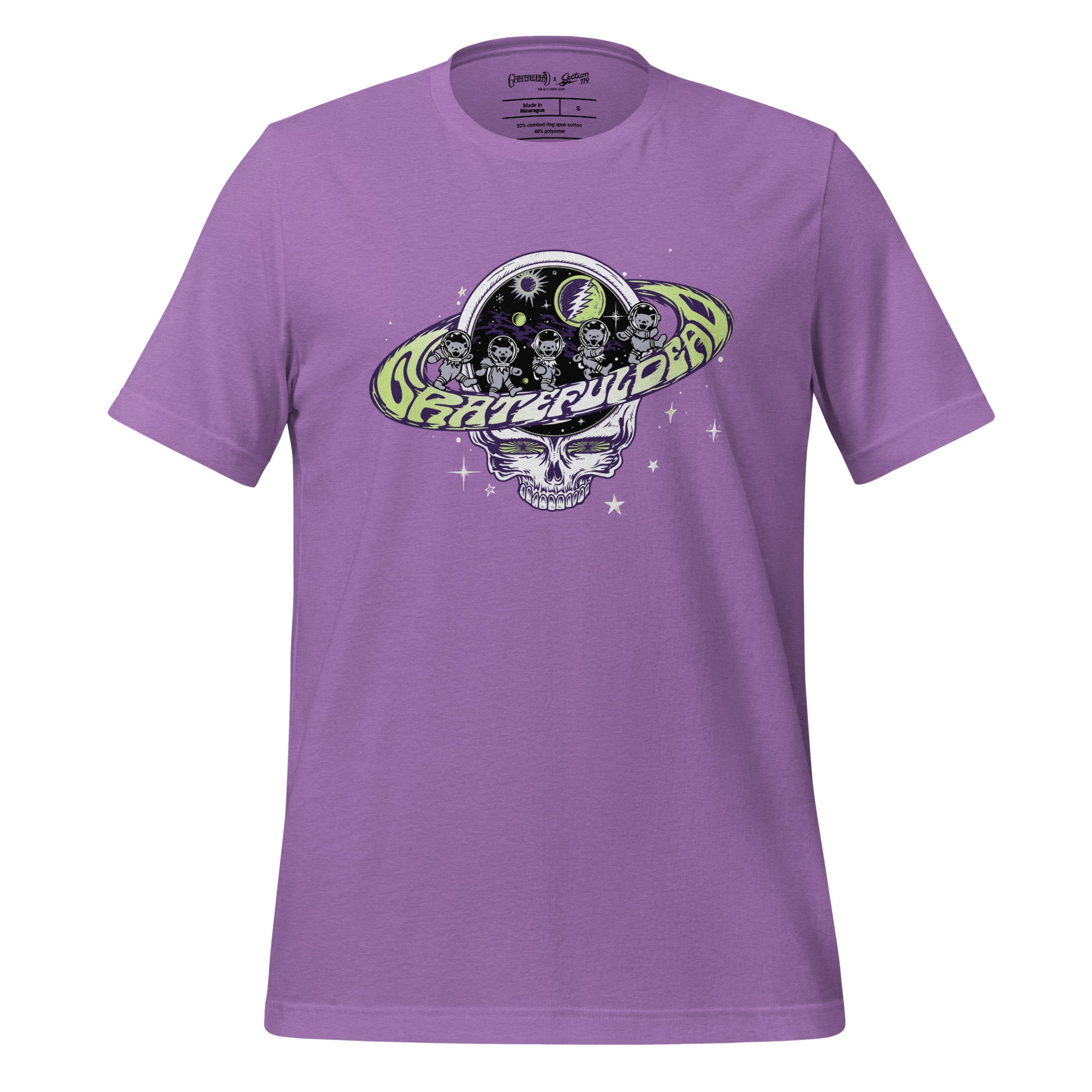 Grateful Dead | T-Shirt | Bears in Stealie Planet Purple – Section 119