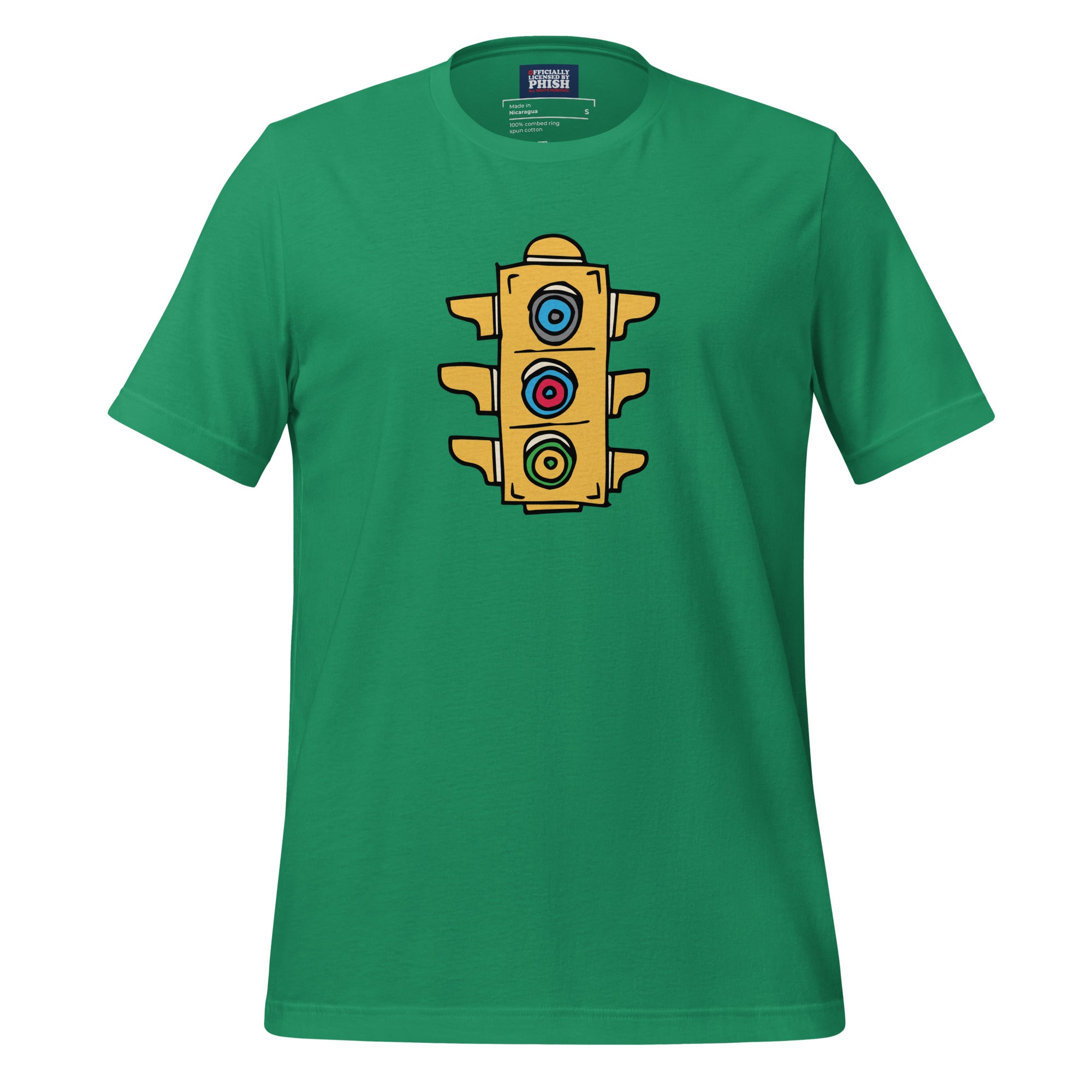 Phish | Tee Shirt | Green Traffic Light Donuts – Section 119