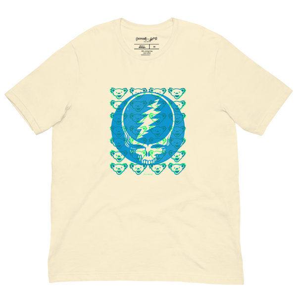 Grateful Dead イーグルデザイン 七分袖カットソー Grateful Dead | T-Shirt | Dancing Bears over Stealie Ivory