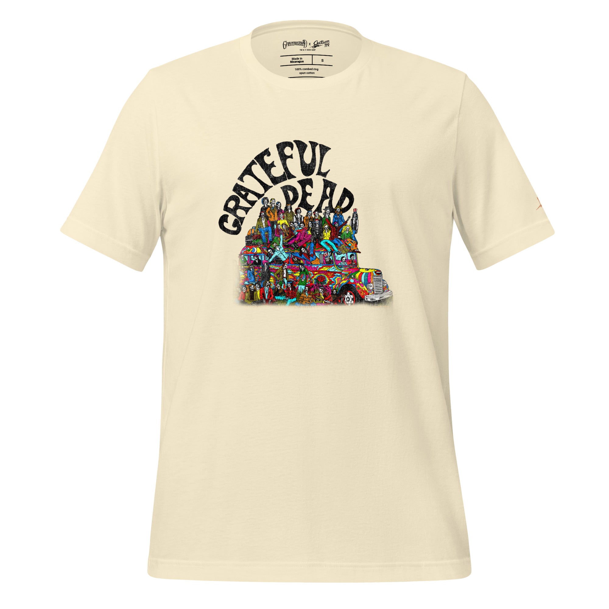 Grateful Dead | T-Shirt | Skeletons on Bus Beige – Section 119