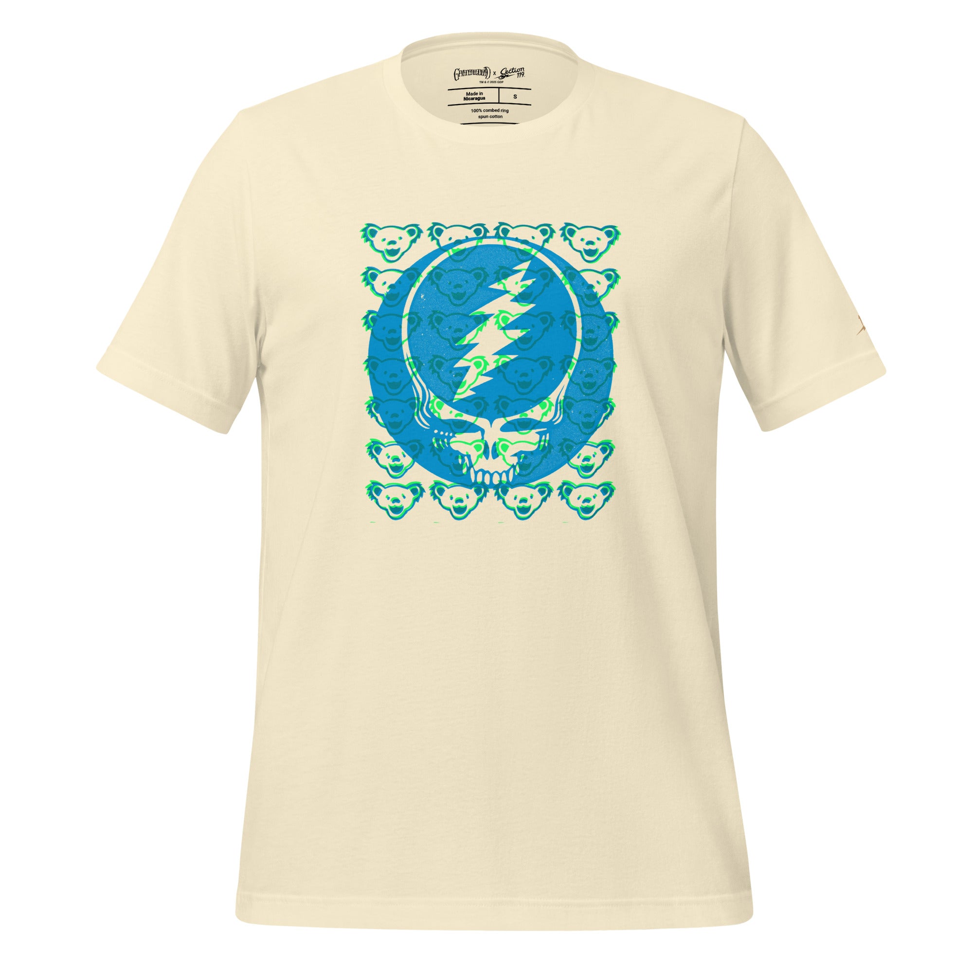 Grateful Dead | T-Shirt | Dancing Bears over Stealie Ivory