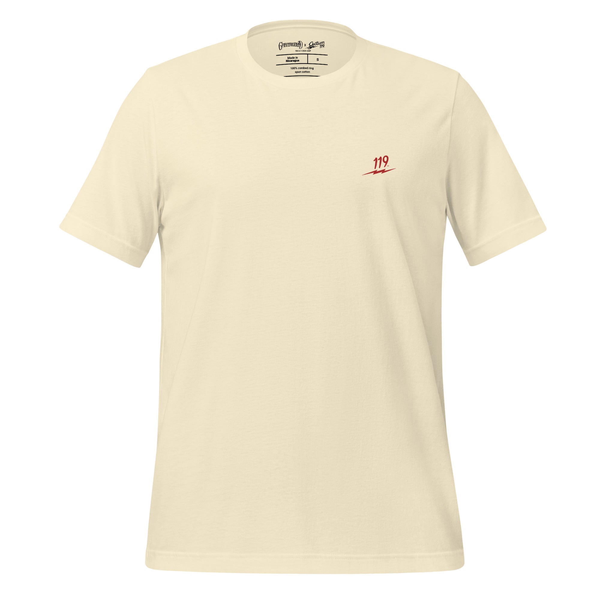 Grateful Dead | T-Shirt | Home of Warlock Pizza Bear Beige