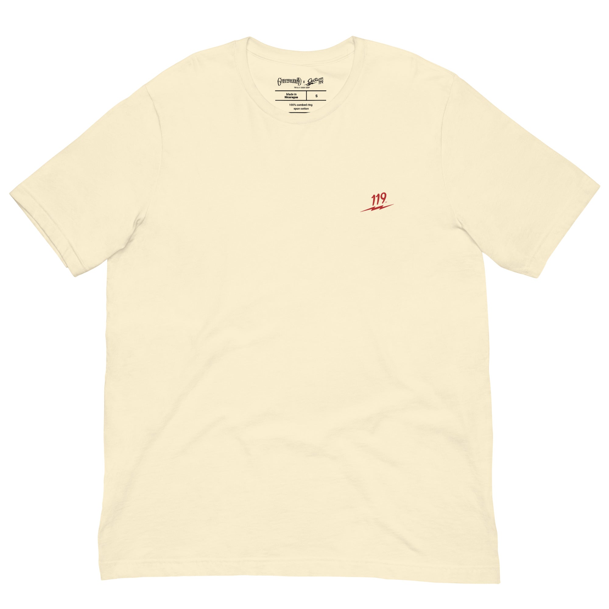 Grateful Dead | T-Shirt | Home of Warlock Pizza Bear Beige