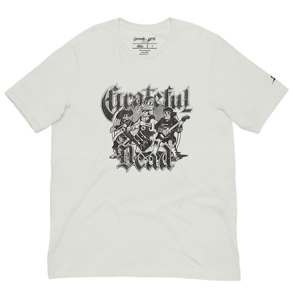 Grateful Dead | T-Shirt | Revolution Skeletons Light Grey