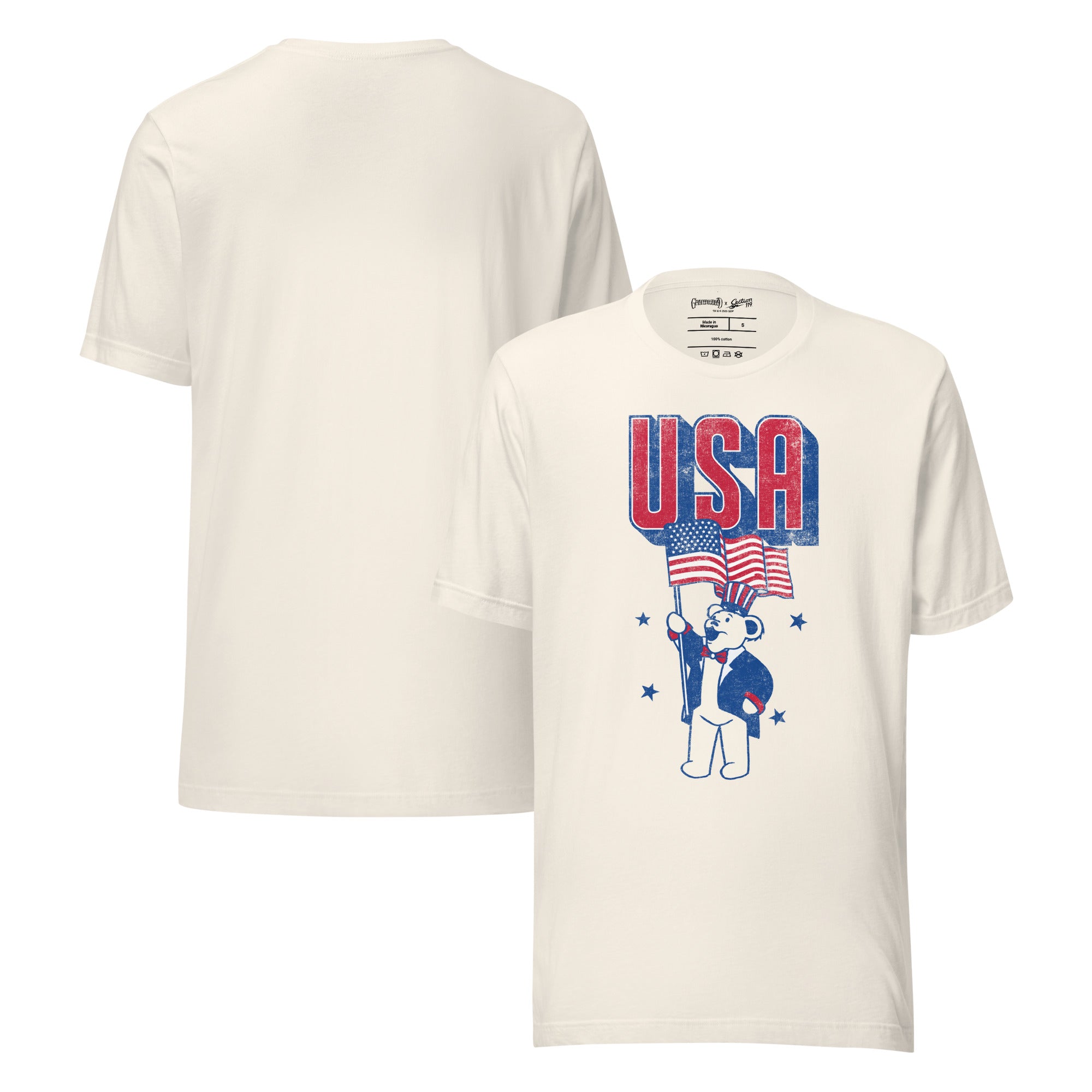 Grateful Dead | Comfort Tee | 60th Anniversary Stealie Roses Small