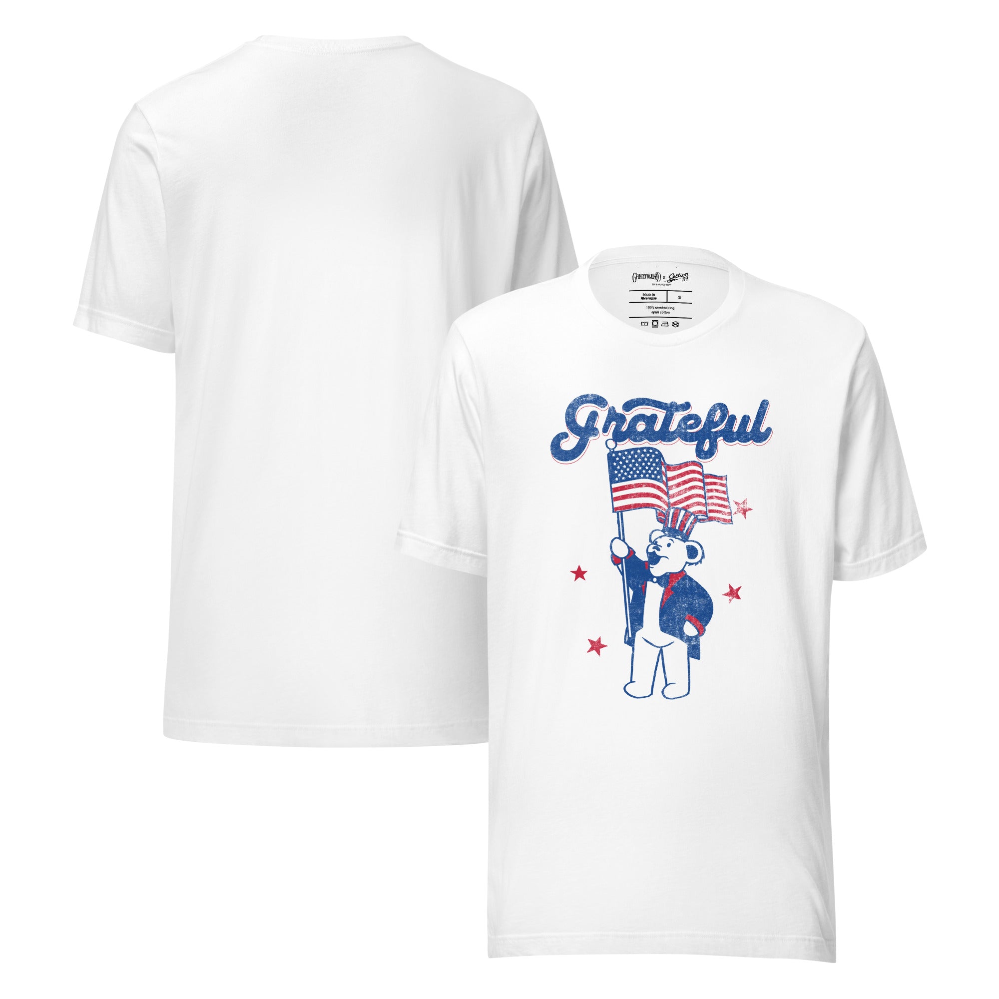 Grateful Dead | Comfort Tee | 60th Anniversary Stealie Roses Small