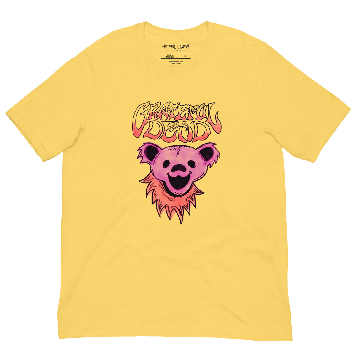Grateful Dead | T-Shirt | Pink Bear Yellow – Section 119