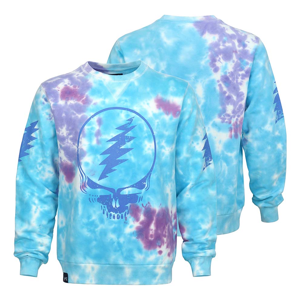 Grateful Dead Woman Tie-Dye Fleece Crewneck - Section 119