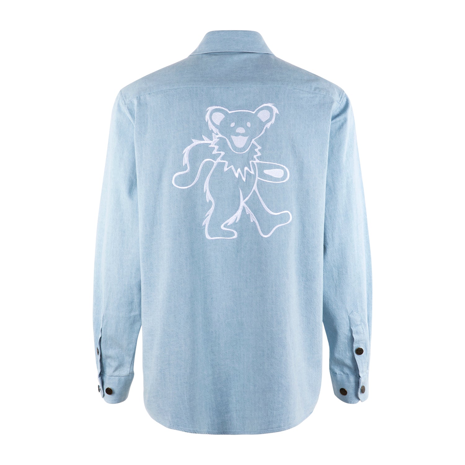 Grateful Dead Premium Denim Bear Button Down– Section 119