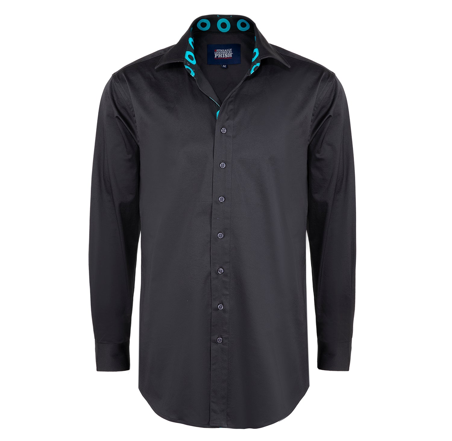 Phish Formal Long Sleeve Button Down in Charcoal - Section 119