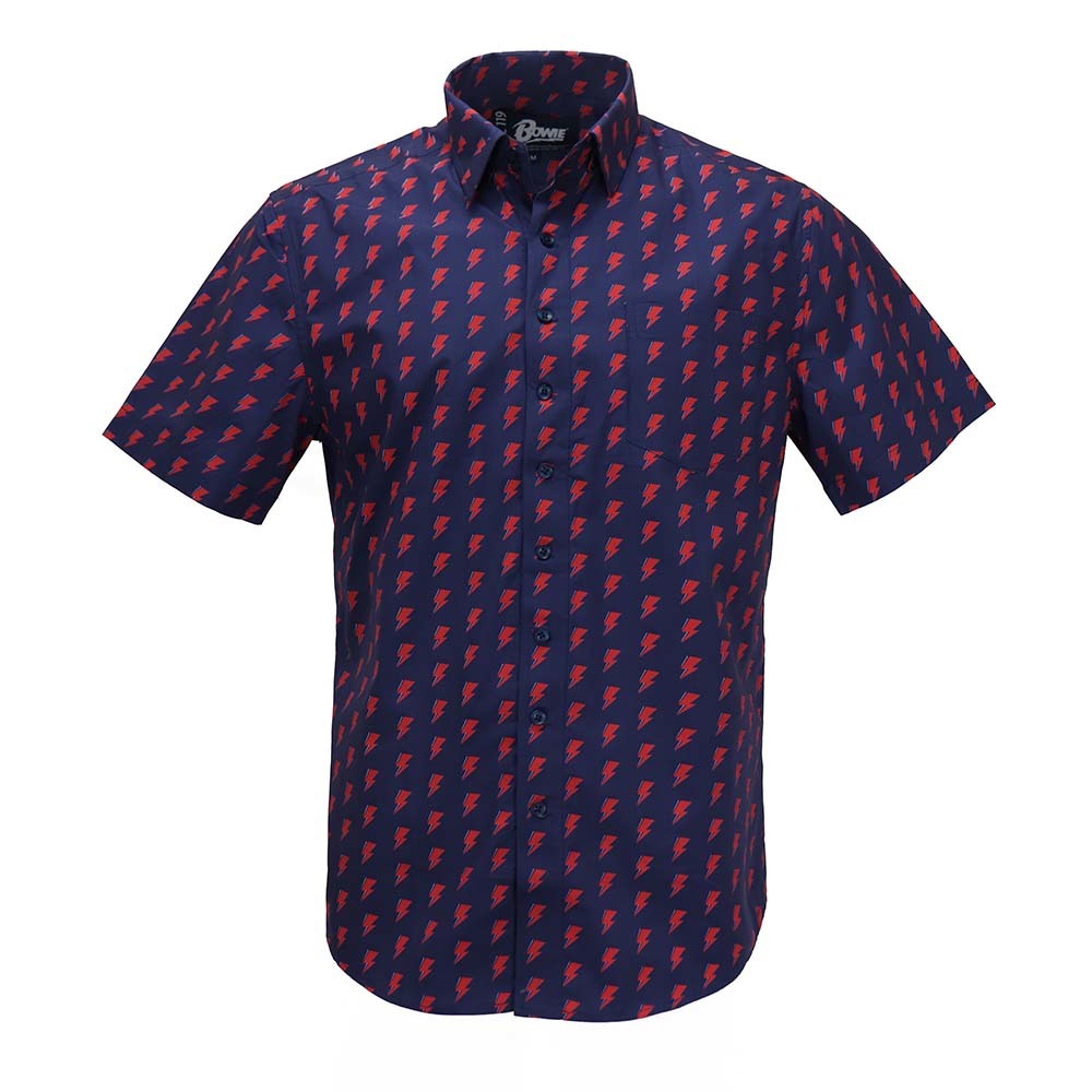 David Bowie All Over Bolt Button Down - Section 119