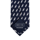 Grateful Dead Navy All Over Bolt Tie - Section 119