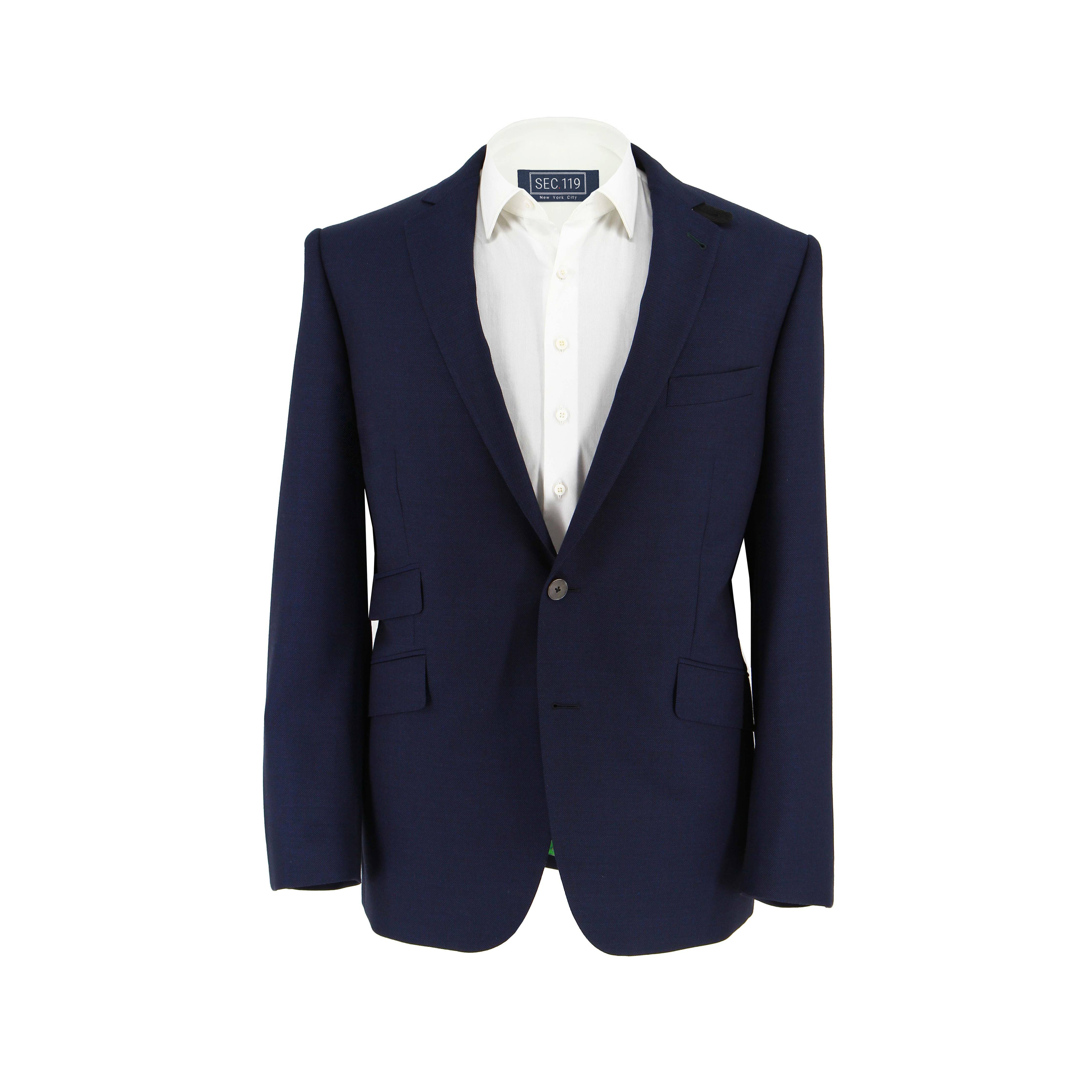 Grateful Dead Navy Birds Eye Dancing Bear Sport Coat (C) – Section 119