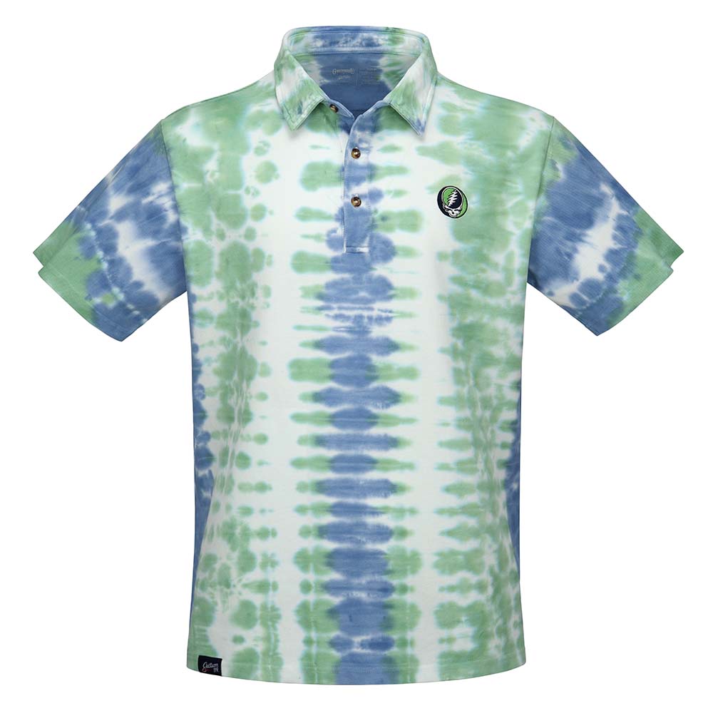 Grateful Dead Cotton Polo Sunshine Daydream Tie Dye Section 119