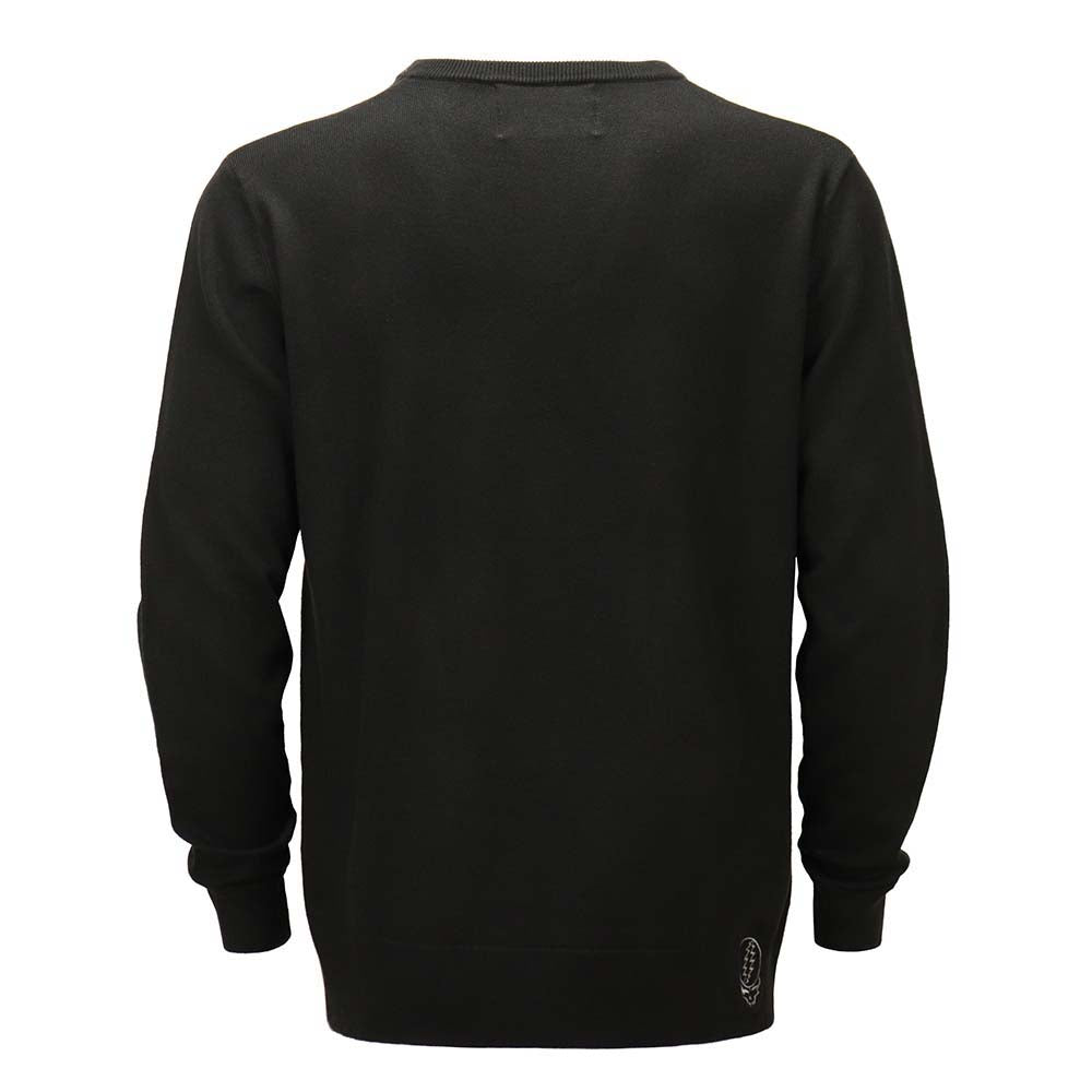 Grateful Dead V-Neck Sweater Black Bolt - Section 119