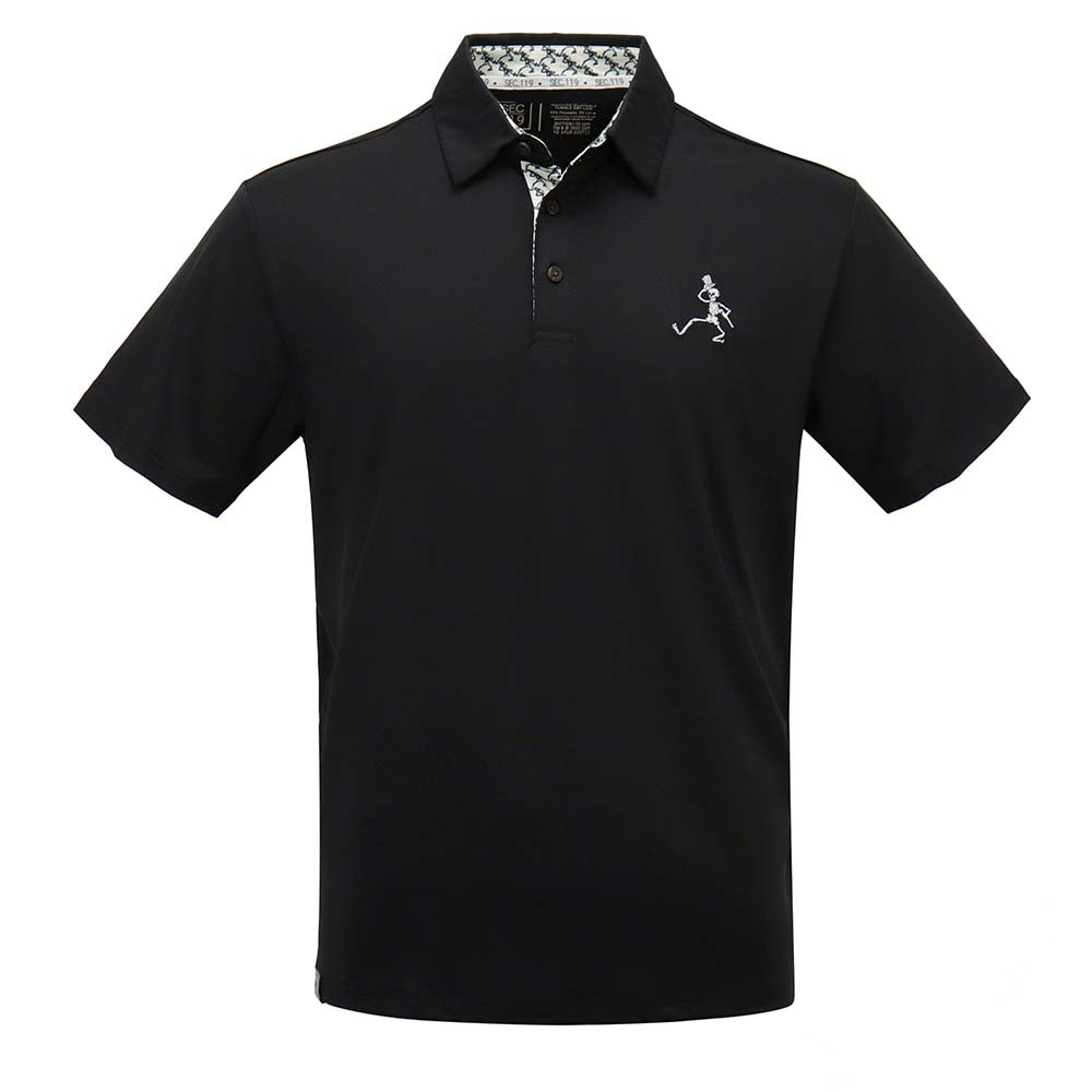 Grateful Dead Dry Fit Skeleton Embroidery Polo - Section 119