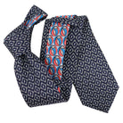 Grateful Dead Tie 4-sided Stealie Navy - Section 119