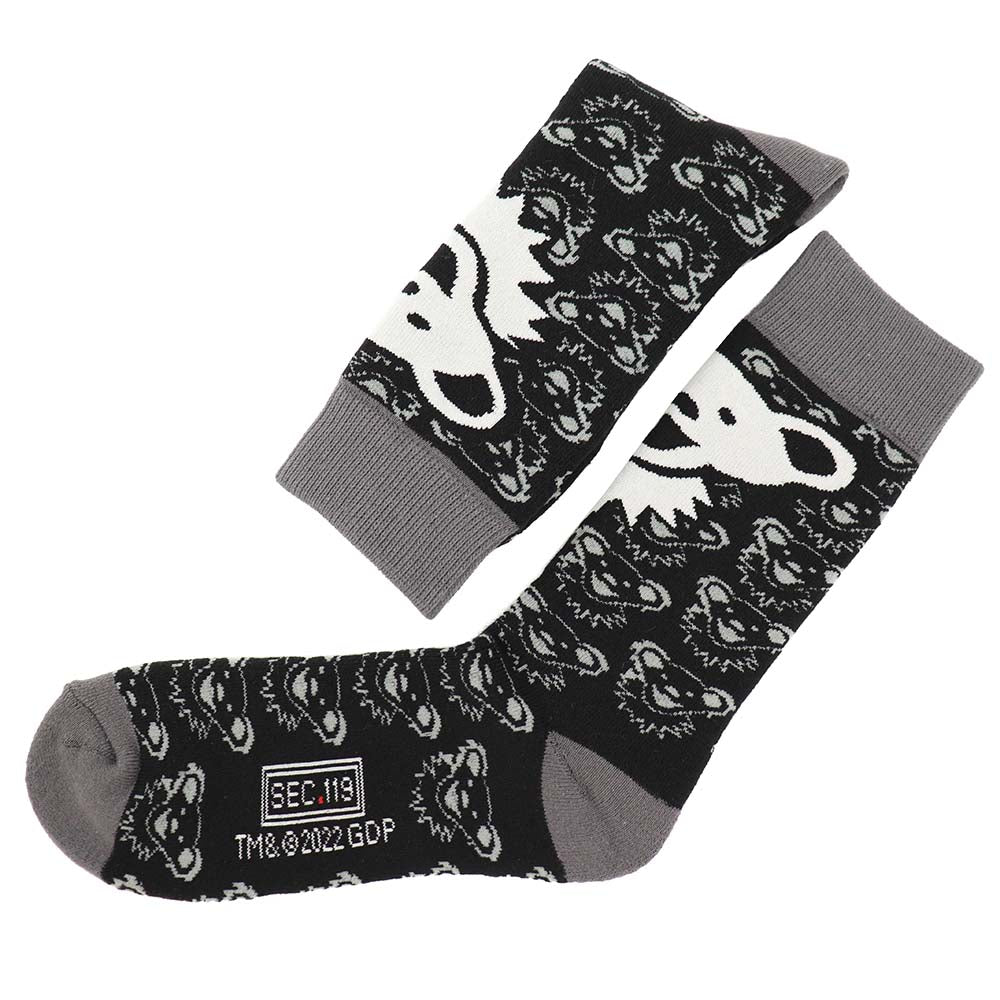 Grateful Dead Socks Bears Grey and Black - Section 119