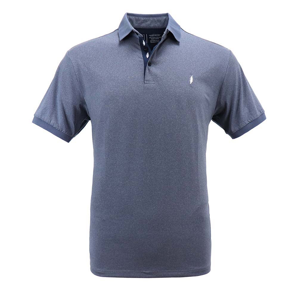 Grateful Dead Dry Fit Blue Polo - Section 119