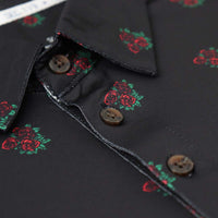 Grateful Dead Dry Fit Polo Roses Black - Section 119