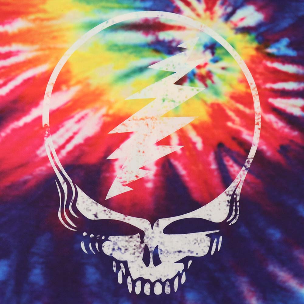 Grateful Dead UPF 50 Swim Shirt Long Sleeve Tie Dye Loose Fit