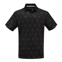 Grateful Dead Dri Fit Polo Roses Black - Section 119