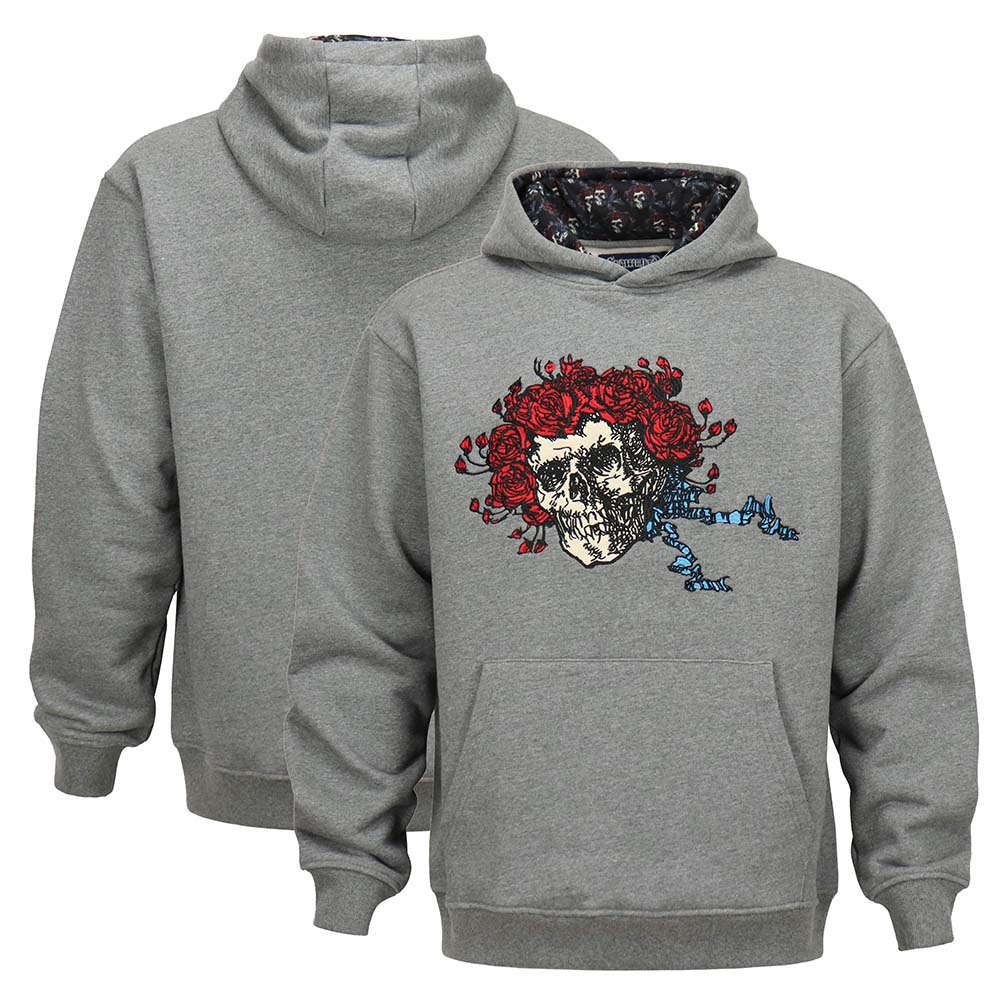 PRE-ORDER Super Heavyweight Grateful Dead Charcoal Hoodie with Bertha - Section 119
