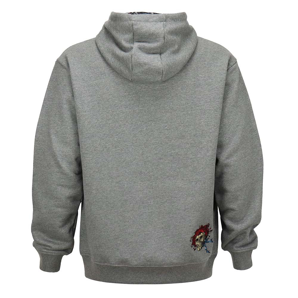 Section Heavyweight Super 119 Grateful Hoodie Charcoal with Dead Bertha–