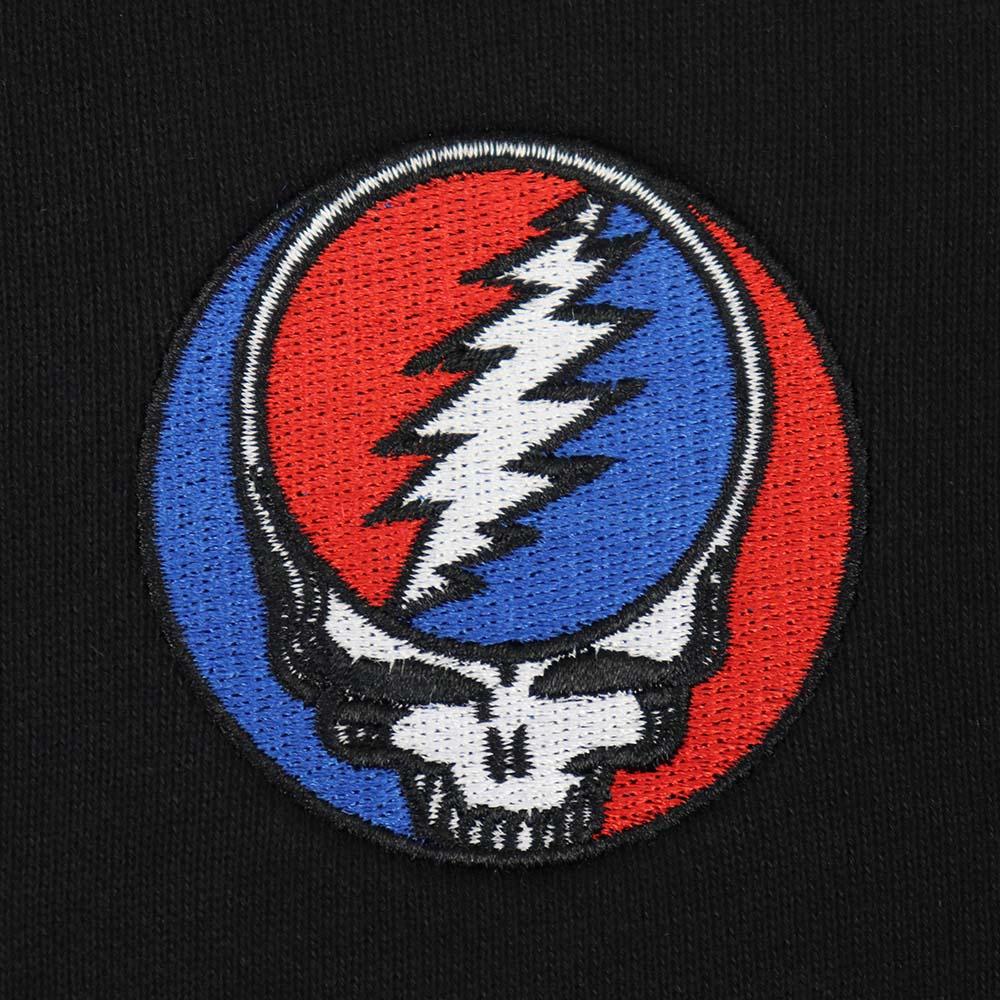 PRE-ORDER Super Heavyweight Grateful Dead Black Hoodie with Stealie - Section 119