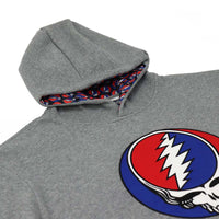 PRE-ORDER Grateful Dead Classic Grey with Stealie Hoodie - Section 119