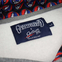 PRE-ORDER Grateful Dead Classic Grey with Stealie Hoodie - Section 119