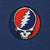 Grateful Dead  Zip-Up Hoodie Navy Stealie - Section 119