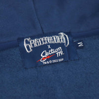 Grateful Dead  Zip-Up Hoodie Navy Stealie - Section 119